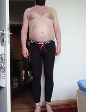 Ouvert Leggings of Nylonjunge