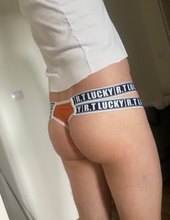 Oranžové tanga