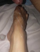 foot ,nožky mazlení a pak...
