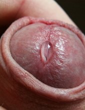 Precum close-up precum