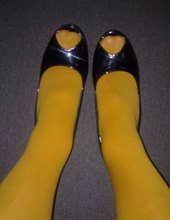 natürlich mit meinen schwarzen High Heels.