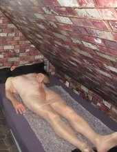caught faggot in the cell