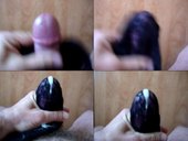 cum in black panties